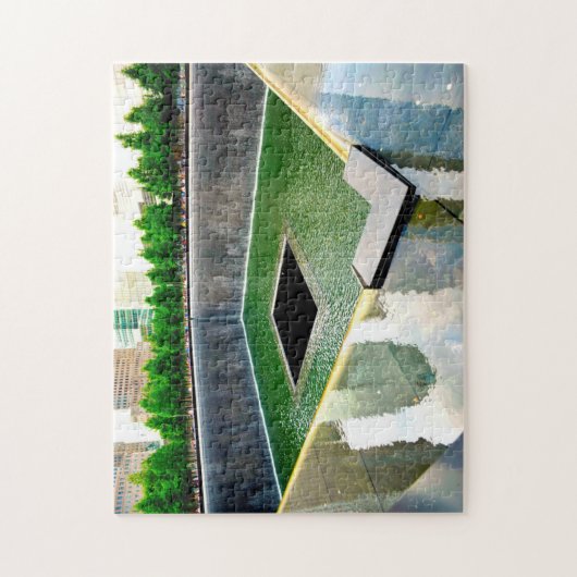 Memorial Ground Zero New York. Puzzle (Vertikal)