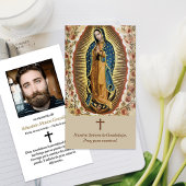 Memorial Guadalupe Beerdigung Gebet Sympathiekarte