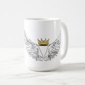 Memorial Heart Wings Sweatshirt – Grief, Healing & Kaffeetasse (VorderseiteRechts)