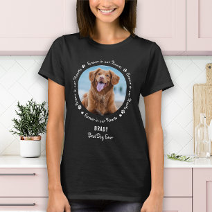 Memorial Hearts Paw druckt benutzerdefiniertes Fot T-Shirt