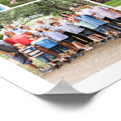 Memorial IN LIVING MEMORY 66 FotoCollage Custom Poster (Ecke)