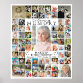 Memorial IN LIVING MEMORY 66 FotoCollage Custom Poster (Vorne)