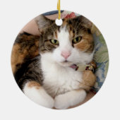 Memorial 'In Love Memory' Benutzerdefiniertes Foto Keramikornament (Hinten)