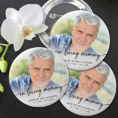 Memorial in Love Memory Foto Personalisiert Button