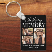 Memorial In Loving Memory 3x Picture Schlüsselanhänger (Vorderseite)