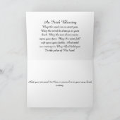 Memorial Irish Sessing Sympathy Card Karte (Innenseite)