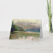 Memorial Irish Sessing Sympathy Card Karte (Vorderseite)