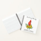 Memorial Kardinal Sonnenblumen Beerdigung Gästebuc Notizblock (Innenseite)