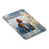 Memorial Keepake Angel Sky Clouds Magnet (Rechte Seite)