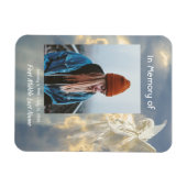 Memorial Keepake Angel Sky Clouds Magnet (Horizontal)