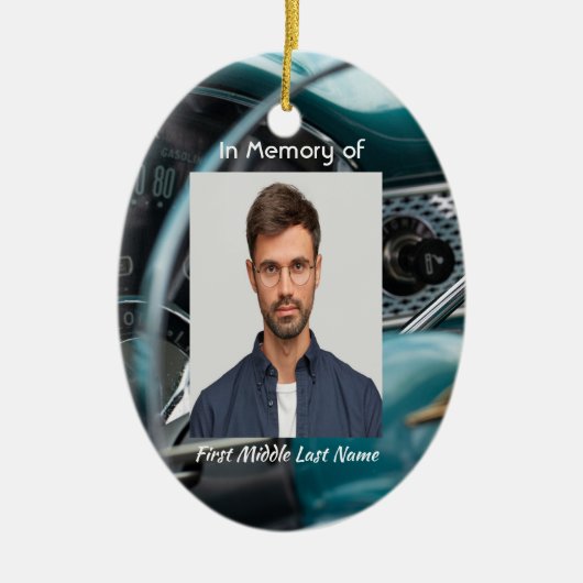 Memorial Keepake Antike Autos Auto Keramik Ornament (Vorne)