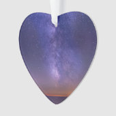 Memorial Keepake Beautiful Sta Dated Foto Custom Ornament (Vorderseite)