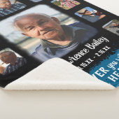 Memorial Keepake Edge Fade Foto Collage Bk Blue Sherpadecke (3/4)