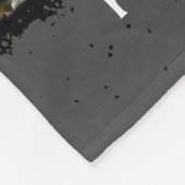 Memorial Keepake Edge Fade Foto Collage Blk Grau Fleecedecke (Ecke)
