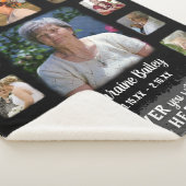 Memorial Keepake Edge Fade Foto Collage Blk Grau Sherpadecke (3/4)