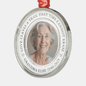 Memorial Keepake Foto Beileid Ornament Aus Metall (Links)