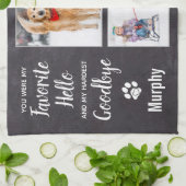 Memorial Keepake Foto Collage Geschirrtuch (Gefaltet)