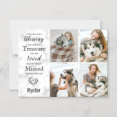 Memorial Keepake Foto Collage Magnet (Vorderseite)