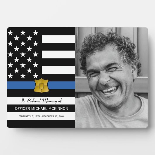 Memorial Keepake Foto Fotoplatte (Vorderseite)