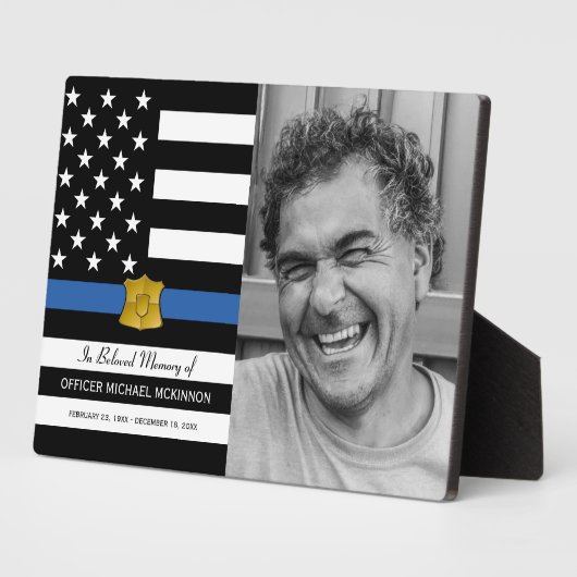 Memorial Keepake Foto Fotoplatte (Seite)