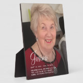 Memorial Keepake Foto Plaque Fotoplatte (Seite)