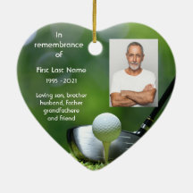 Memorial Keepake Golfer Golf Custom