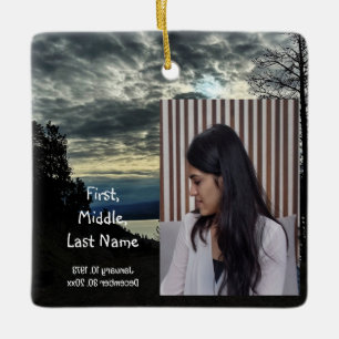 Memorial Keepake Gone, aber nicht vergessen Keramikornament