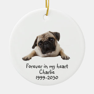 Memorial Keepake Hund Tier Keramik Ornament