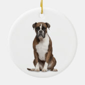 Memorial Keepake Hund Tier Keramik Ornament (Hinten)