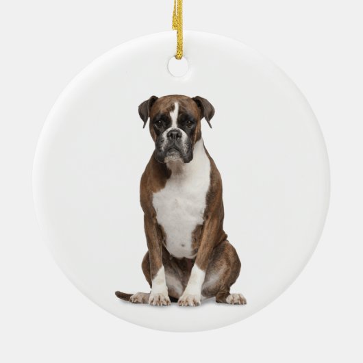 Memorial Keepake Hund Tier Keramik Ornament (Hinten)