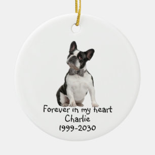 Memorial Keepake Hund Tier Keramik Ornament