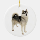 Memorial Keepake Hund Tier Keramik Ornament (Hinten)