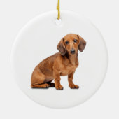 Memorial Keepake Hund Tier Keramik Ornament (Hinten)