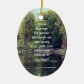 Memorial Keepake Lake Pond Park Ducks Keramik Ornament (Vorne)