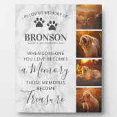 Memorial Keepake-Marmorrahmen Fotoplatte (Vorderseite)