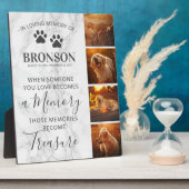 Memorial Keepake-Marmorrahmen Fotoplatte (Seite)