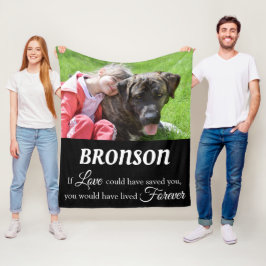 Memorial Keepake Memory Fleecedecke