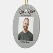 Memorial Keepake Musician Gitarre Keramik Ornament (Links)