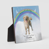 Memorial Keepake Rainbow Bridge Fotoplatte (Vorderseite)