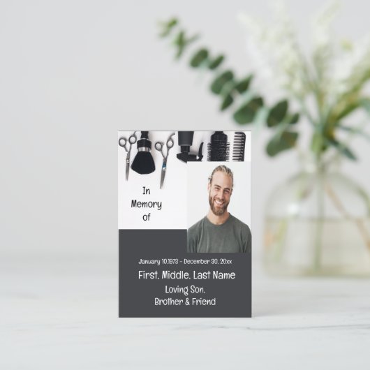 Memorial Keepake Rechtsanwaltsgesetz Visitenkarte (Stehend Vorderseite)