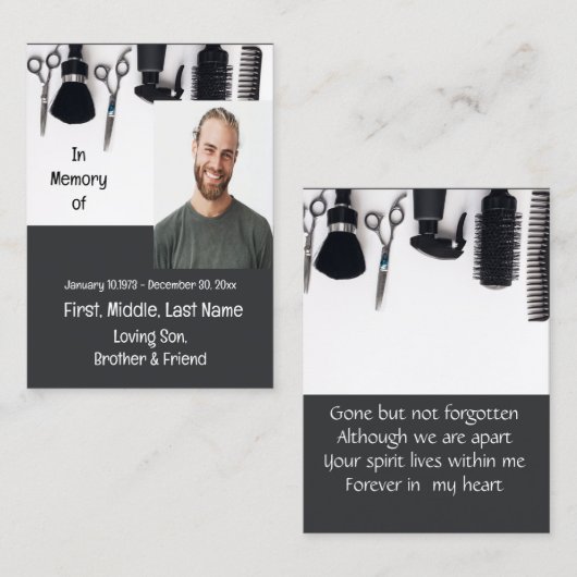 Memorial Keepake Rechtsanwaltsgesetz Visitenkarte (Vorne/Hinten)