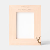 Memorial Keepsake Angel Reaching  Geätzte Rahmen (Vorderseite)