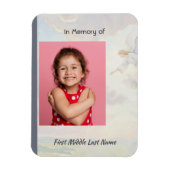 Memorial Keepsake Angel Reaching out Magnet (Vertikal)