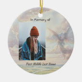 Memorial Keepsake Angel Sky Clouds Keramik Ornament (Vorne)