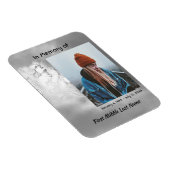 Memorial Keepsake Angel Sky Clouds Magnet (Rechte Seite)