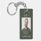 Memorial Keepsake Baseball Game Player Schlüsselanhänger (Vorderseite links)