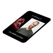 Memorial Keepsake Baseball Softball Magnet (Linke Seite)