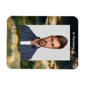 Memorial Keepsake Beautiful Lake Beach  Magnet (Horizontal)