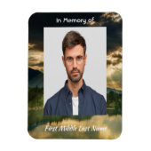 Memorial Keepsake Beautiful Lake Beach Magnet (Vertikal)