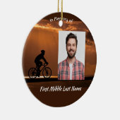 Memorial Keepsake Biking Cycling Bike Keramik Ornament (Rechts)
